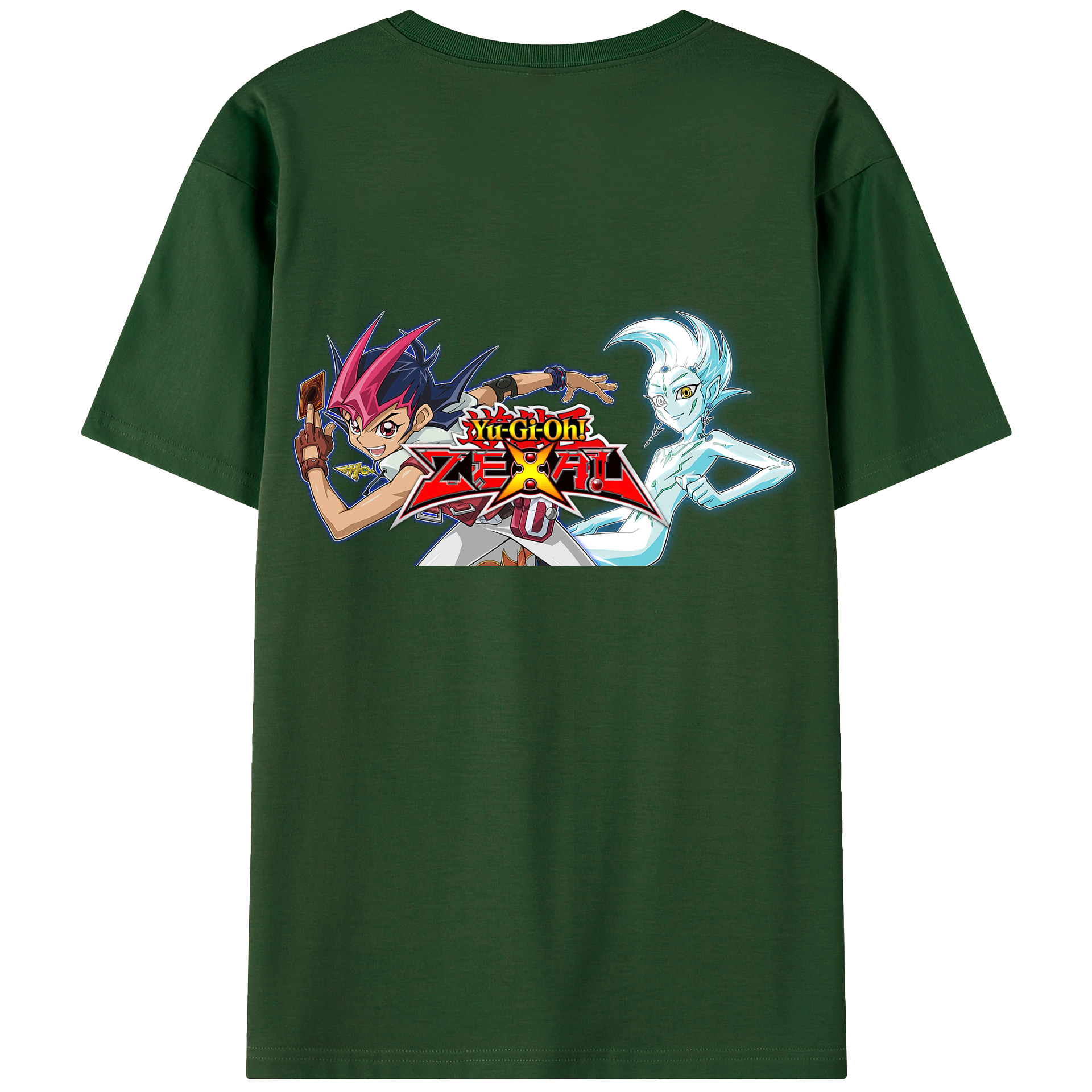 （画像用） 遊☆戯☆王 Yu-Gi-Oh! 綿100％半袖Tシャツ（背面プリント）